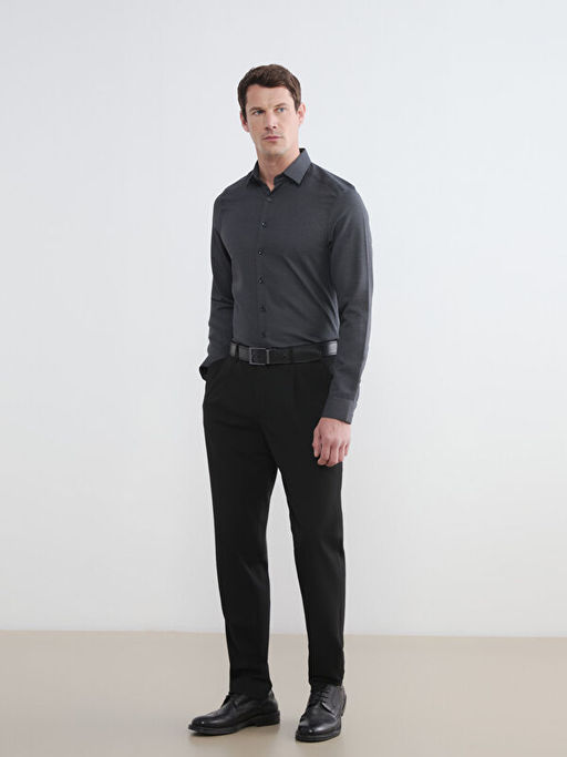 Slim Fit Desenli Arm?rl? Erkek G?mlek