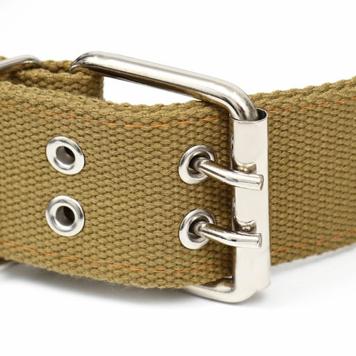 Ошейник брезентовый двухслойный, 84 х 4,5 см, песочный - Пижон фото 3