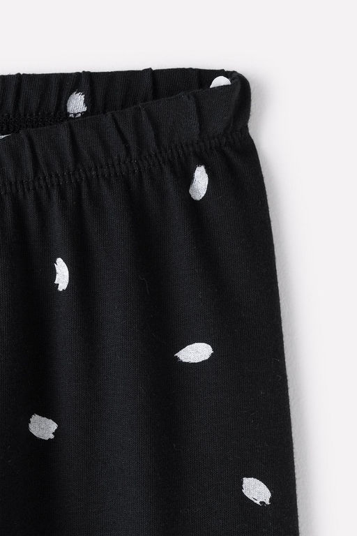 Crockid _ КП 4074/черный,маленькие мазки бриджи для дев  фото 3