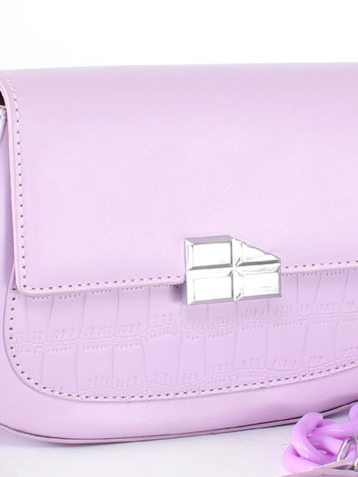 Сумка женская искусственная кожа Ch&K-8630, 1отд, плечевой ремень, сирень SALE 255074 - Adelia фото 9