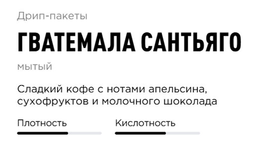 Дрип-пакеты Гватемала Сантьяго