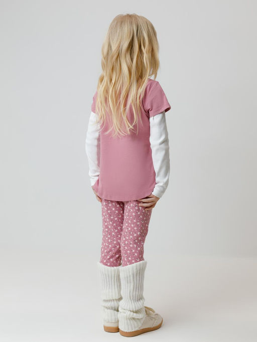 КР 4074/темно-розовый 1710 Н083 к643 брюки (лосины) для дев - Crockid фото 5