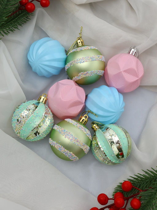 Ёлочные игрушки 58 шт. В гостях у Деда Мороза - Зимнее волшебство фото 4