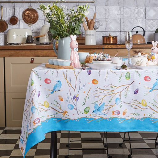 Скатерть Доляна Happy Easter 220х144 см  фото 13