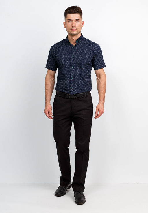 Сорочка мужская короткий рукав GREG 243/109/1286/Z/b/1  фото 5