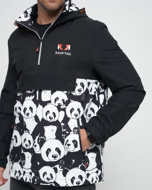 Куртка-анорак спортивная мужская белого цвета 88629Bl