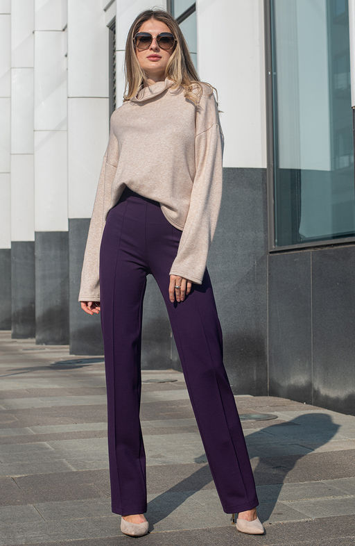 Свитер трикотажный бежевый - Donna saggia фото 2