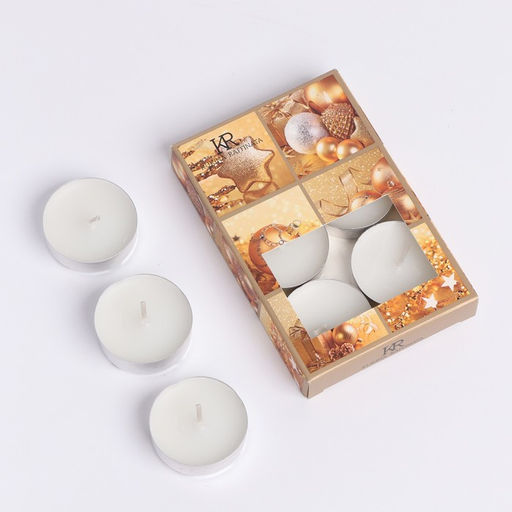 Цена за 3 шт. Набор ароматических свечей чайных Корица, 6 шт.