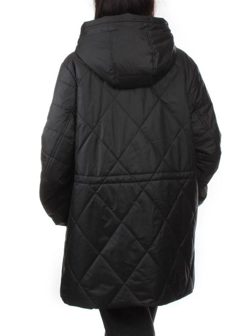 25051 BLACK Куртка демисезонная женская (100 гр. холлофайбер) - Fashion фото 8