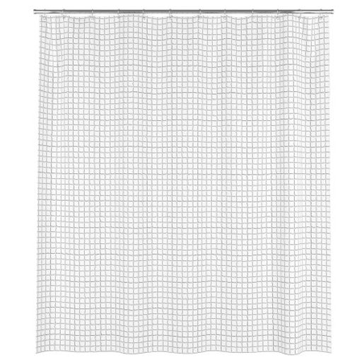 Штора для ванной комнаты, полиэстер, 200*200 см, моно, серый, CLASSIC GREY, шт - Valiant фото 6