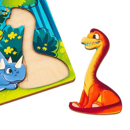 Рамка - вкладыш «Прогулка с динозаврами», 20 деталей