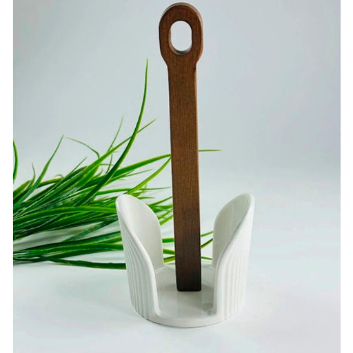 Держатель для салфеток 25см TROPICAL в под.уп. Фарфор арт.235-045 /Lenardi/