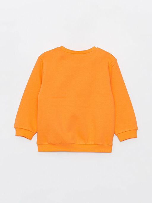 Bisiklet Yaka Bask?l? K?z Bebek Sweatshirt - Waikiki фото 2
