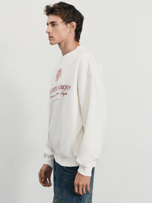 Толстовка с принтом на груди / Zarina