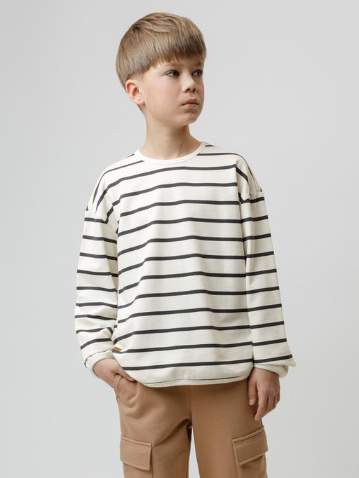 КР 302785/молочный 1001 Н014 к586 джемпер (свитшот) для мал - Crockid фото 2