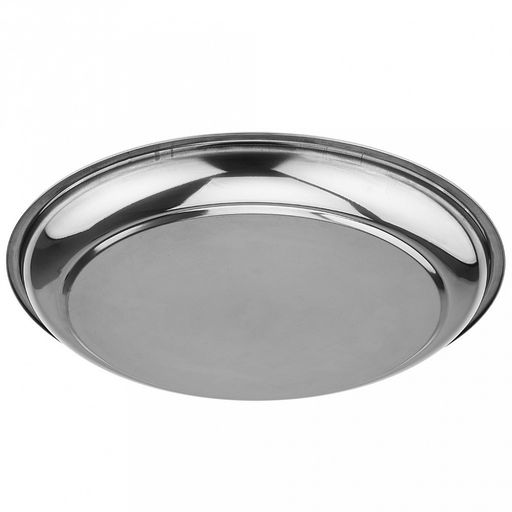 Поднос из нержавеющей стали д30,5см h2,8см s0,25мм (Китай) - Домашняя мода фото 3