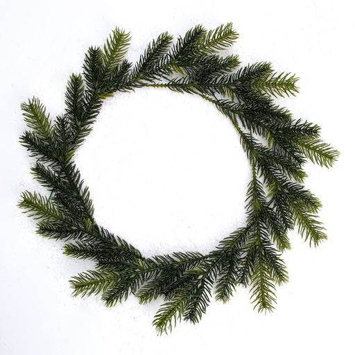 Ветка декоративная новогодняя, набор 10 шт., размер 1 шт. — 23×7×2 см