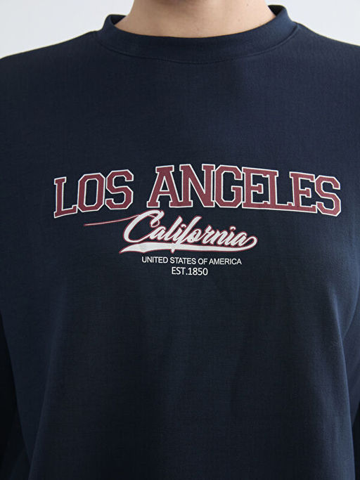 Los Angeles Bask?l? Soft Touch Kad?n Sweatshirt Tunik