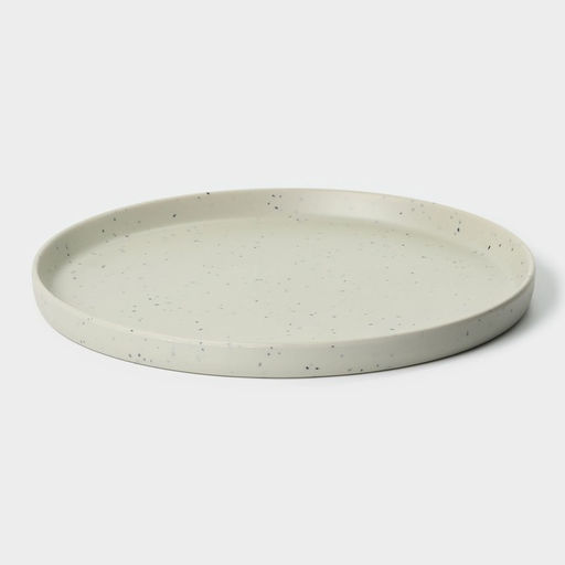 Блюдо «Мрамор», d=20.5 см, пластик, серое