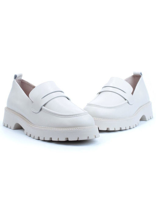 03-XR183/2 BEIGE Лоферы женские (натуральная и искусственная кожа)