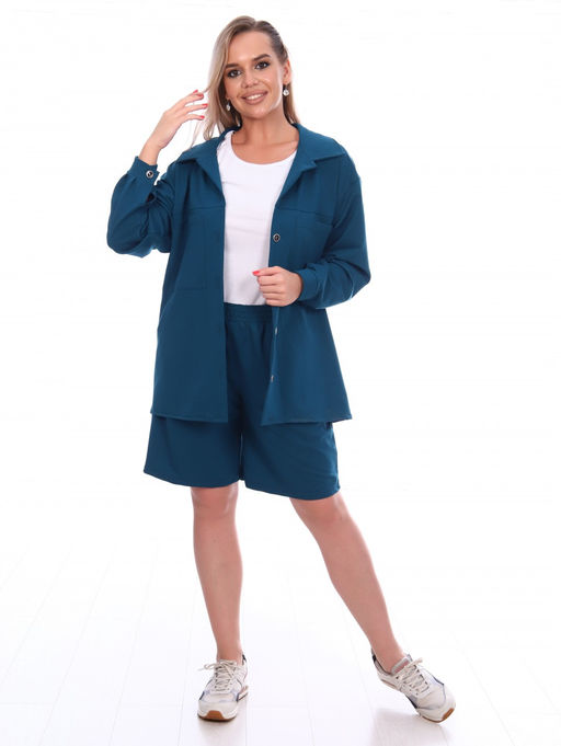 №159 Костюм (тройка) (Петроль) - Итос-плюс фото 3