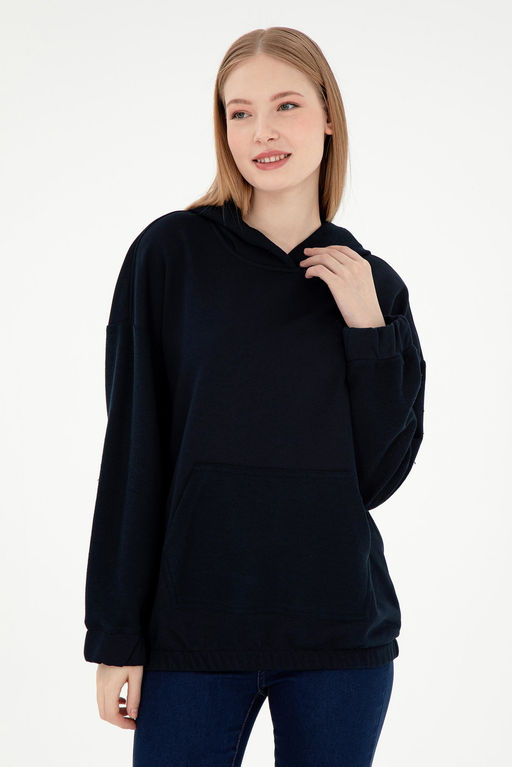 Женский темно-синий свитшот Неожиданная скидка в корзине - U.s. polo assn фото 3