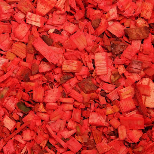 Щепа декоративная, 60 л, красная