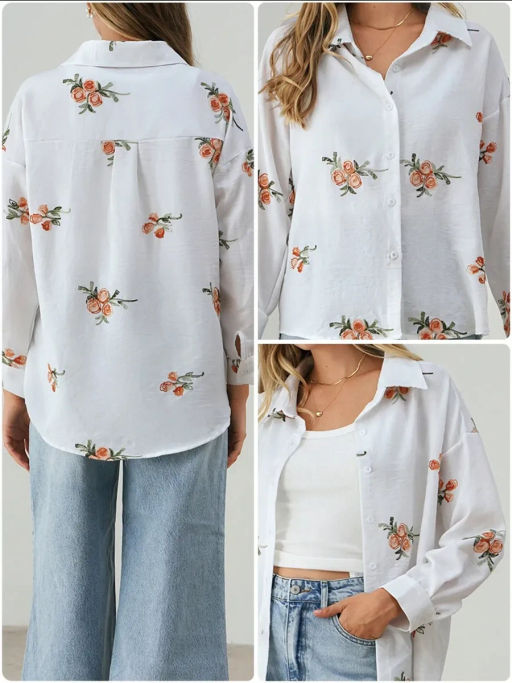 Женская рубашка с вышивкой Patiskha 3301