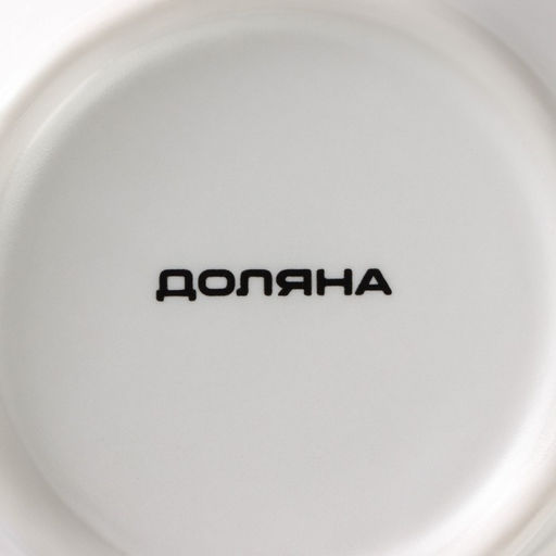 Набор кружек фарфоровых Доляна «Вкусный кофе», 4 предмета: 340 мл