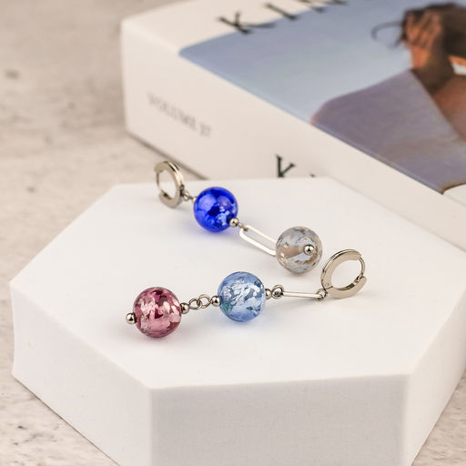 Серьги из муранского стекла SHINE LC3467