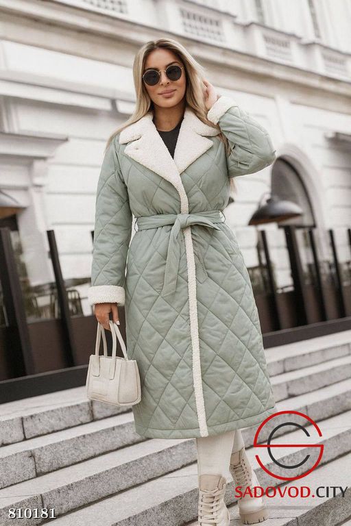 Теплая удлиненная куртка