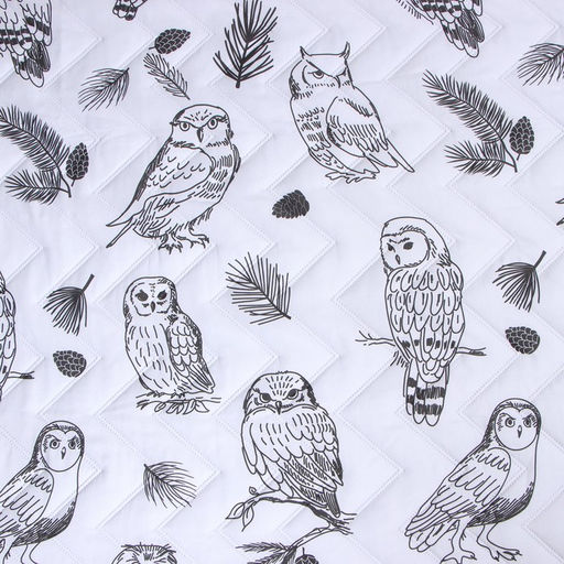 Покрывало евро LoveLife Owls, 200×210±5 см, микрофайбер
