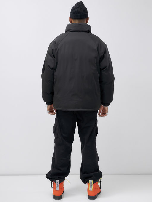 Куртка двухсторонняя мужская молодежная зимняя черного цвета 25308Ch - Mtforce фото 5