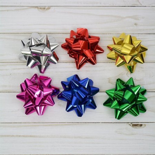 Бант декоративный набор 6 штук 7,6 см / GT0037 /уп 12/240/ - Галеонтрейд фото 2