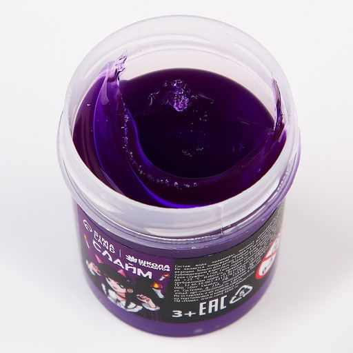 Слайм Девочка с косичками, фиолетовый - Школа талантов фото 3