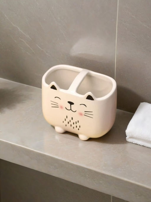 Подставка для зубных щёток Cute cat, 550 мл