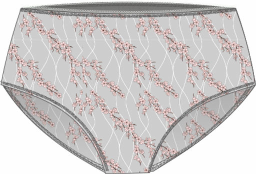 ТРУСЫ ЖЕНСКИЕ "MAXI SLIP" арт. 1900W-40744.2L-023