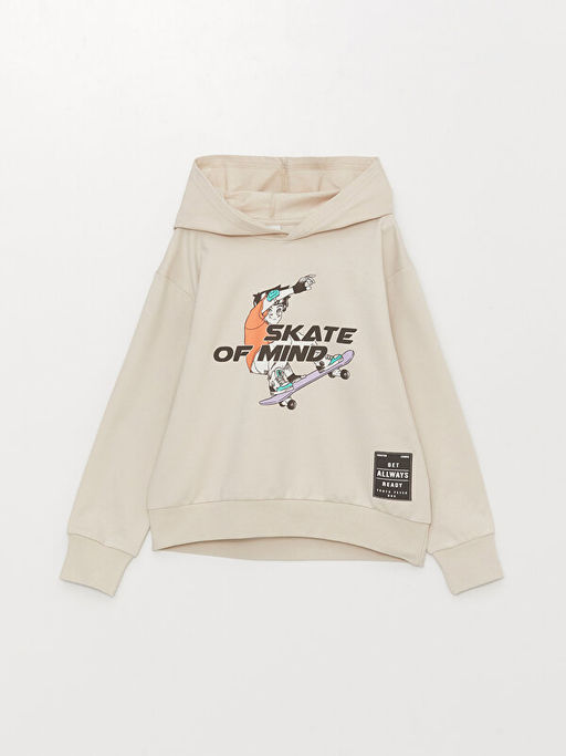Rahat Kal?p Kap??onlu Erkek ?ocuk Sweatshirt