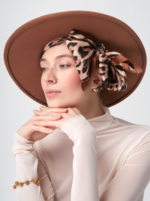 Большой, мягкий, тонкий и очень нежный платок с рисунком. - Tantino фото 3