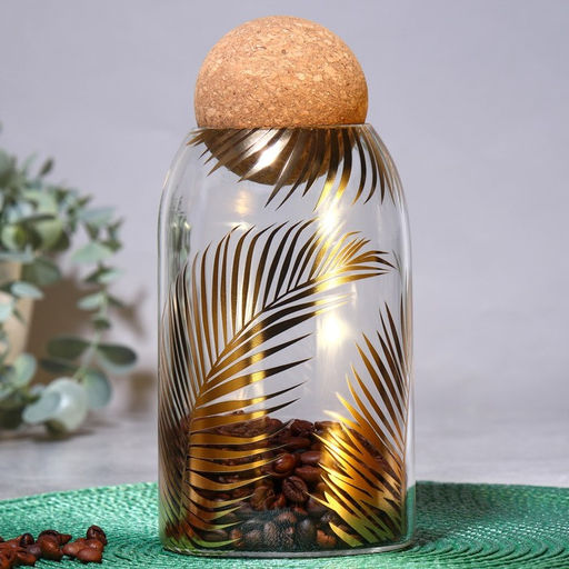 Банка для хранения сыпучих продуктов и круп Тропики, 800 мл - Дорого внимание фото 2