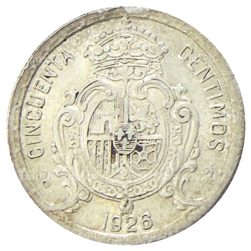 50 сентимо 1926 года Испания