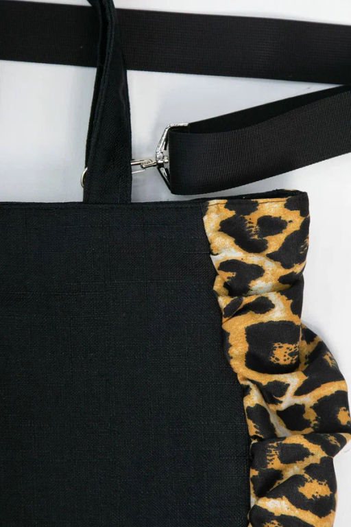 Сумка Солнышко (черный/лео) СС02