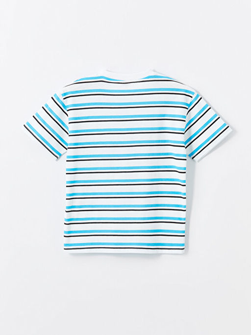 Rahat Kal?p Bisiklet Yaka Erkek ?ocuk Ti??rt - Waikiki фото 3