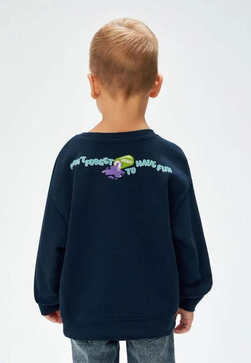 ACOOLA / Джемпер детский для мальчиков Evzen холодный синий  фото 4