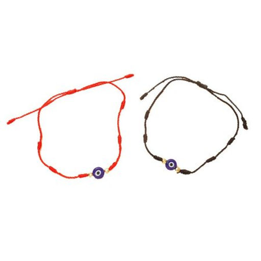 Браслет-оберег нить Глазок набор 2 штуки / ZJ4792 /уп 50/ микс - ГалеонТрейд фото 2