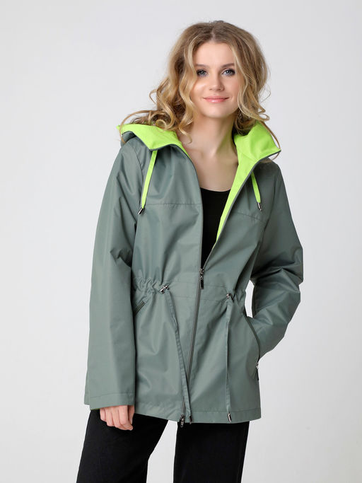24142 Ветровка серо-зеленый - Dizzyway фото 6