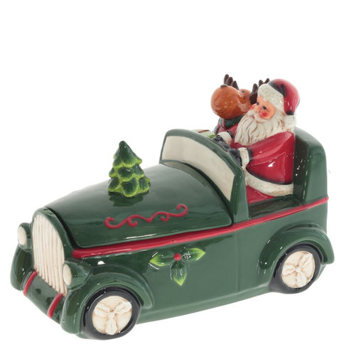 Конфетница "Санта",, 1500 мл, L25 W16 H16 см