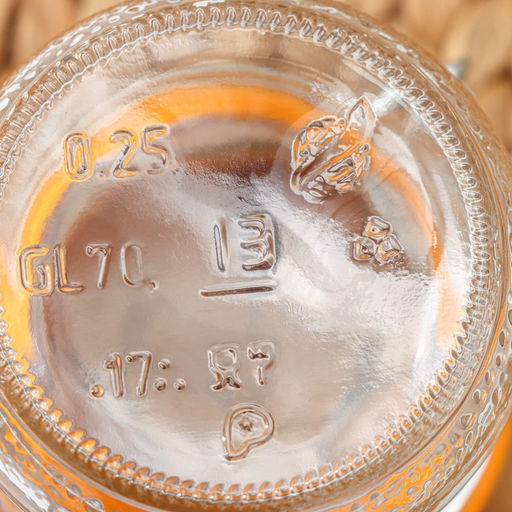 Цена за 12 шт. Банка для сыпучих продуктов Optima, 250 мл, с бугельным замком, стекло