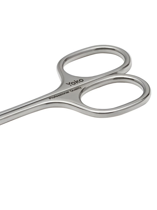 YOKO Ножницы маникюрные для кутикулы изогнутые / Premium Series SN 113, глянцевые, ручная заточка, 10,5 см  фото 5