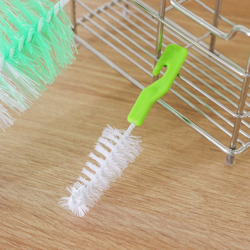 Ёршик для посуды Доляна, 2 шт.: 25×6 см, 12×2 см, МИКС